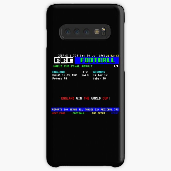 1966 World Cup Final England CEEFAX Samsung Galaxy Snap Case