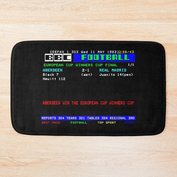 Item preview, Aberdeen Cup Winners Cup Final 1983 CEEFAX designed and sold by 301SCORES.