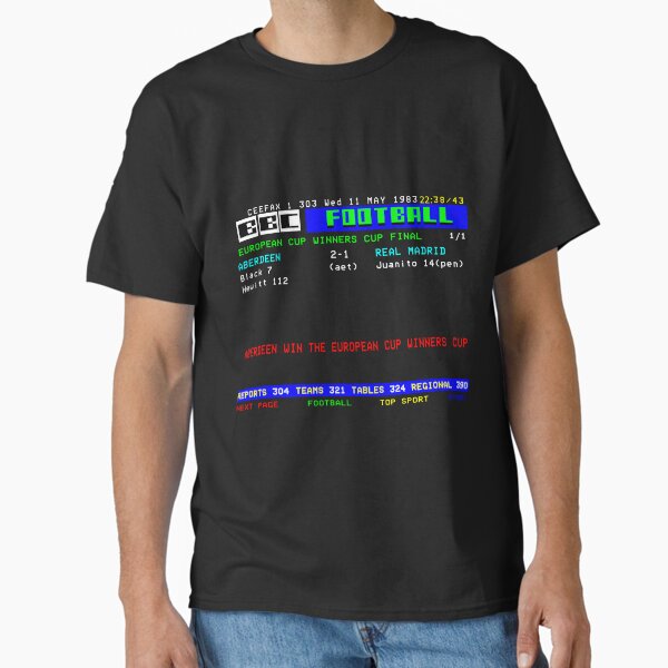 Item preview, Aberdeen Cup Winners Cup Final 1983 CEEFAX designed and sold by 301SCORES.