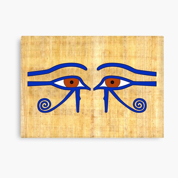 Udjat-Auge I Ägypten Leinwanddruck