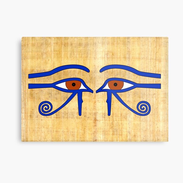 Udjat-Auge I Ägypten Metallbild