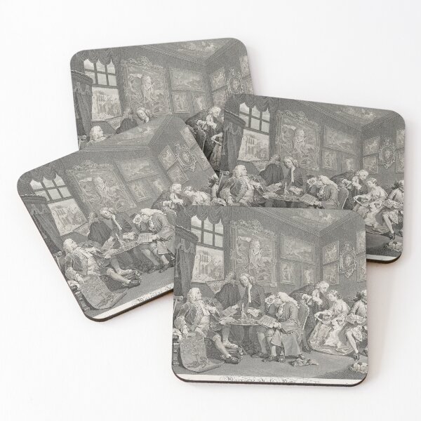Item preview, Marriage-a-la-Mode I - William Hogarth (1697-1764) - 18th century engraving print designed and sold by cdmprints.