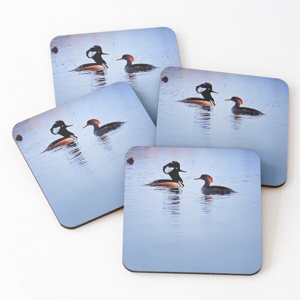 Item preview, Hooded Merganser Couple designed and sold by Yannik Hay.