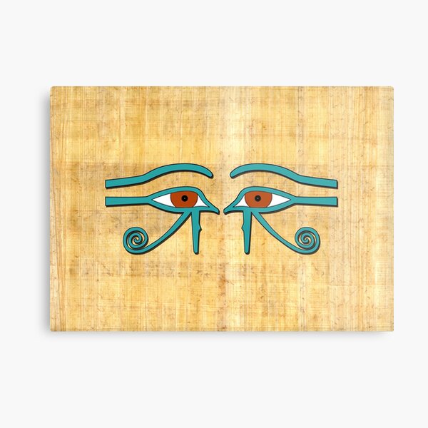 Udjat-Auge I Ägypten Metallbild