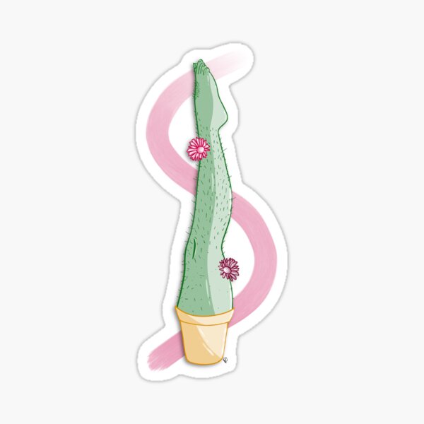 Jambe cactus Sticker