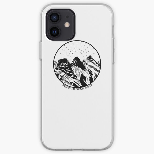 Three Sisters Mountains, Canmore, Alberta, Canada iPhone Soft Case