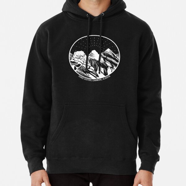 Three Sisters Mountains, Canmore, Alberta, Canada Pullover Hoodie