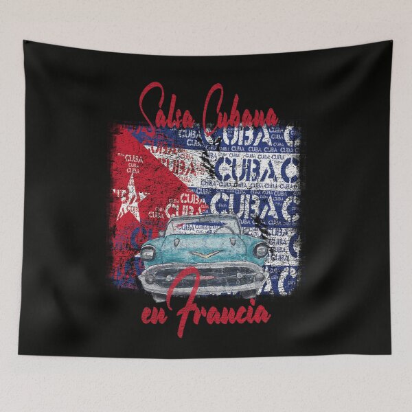 Aperçu de l'œuvre Salsa Cubana en France - Cadeau de danseuse de salsa créée et vendue par Dubbra.