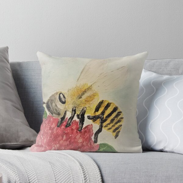 Artikelvorschau, Honey Bee Ölgemälde entworfen und verkauft von JYEmeryArt.