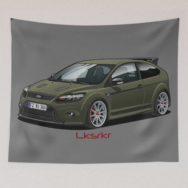 Item preview, Nano green Ford Focus RS artwork designed and sold by Lksrkr.
