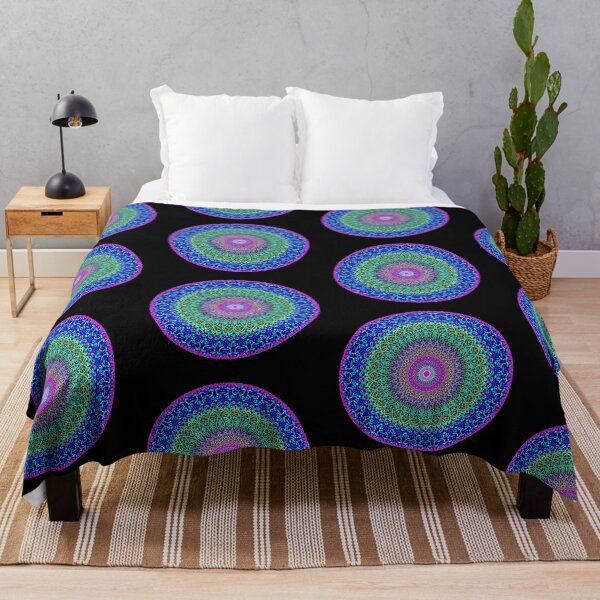 Item preview, Glowing Rainbow Mandala designed and sold by MeaganBragwell.