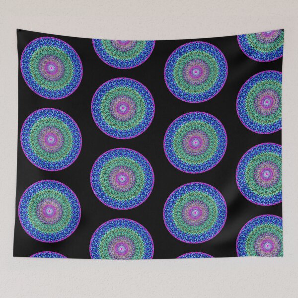 Item preview, Glowing Rainbow Mandala designed and sold by MeaganBragwell.