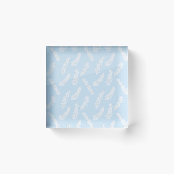 Item preview, Winter Evergreen Light Blue designed and sold by Brittsmithart.