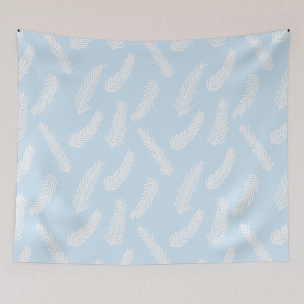 Item preview, Winter Evergreen Light Blue designed and sold by Brittsmithart.