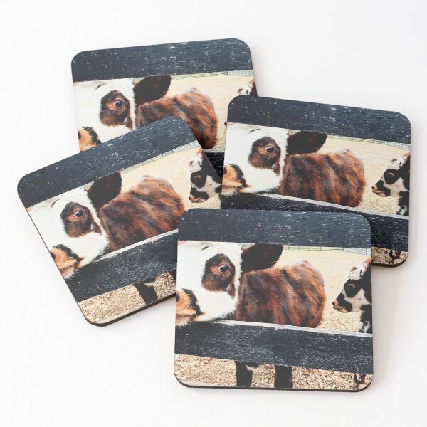 Item preview, calf with tongue out designed and sold by Eliza Hartman.