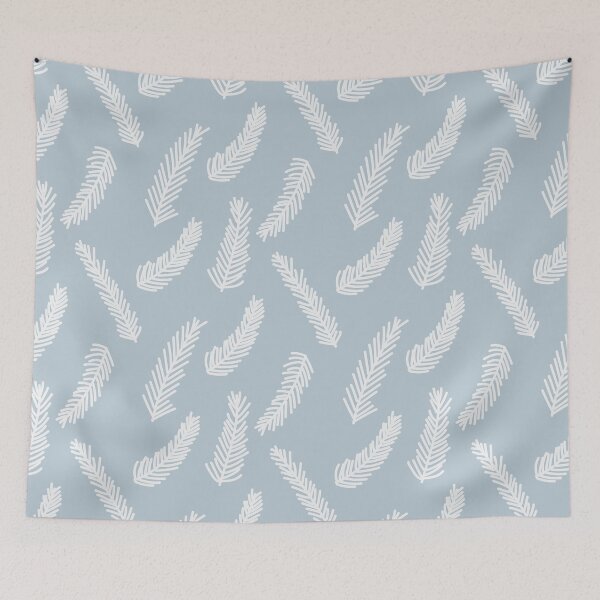 Item preview, Winter Evergreen Blue designed and sold by Brittsmithart.
