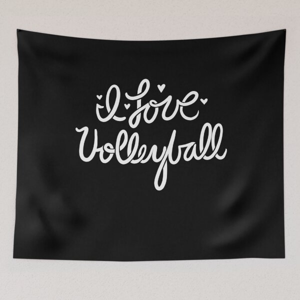 Item preview, I love volleyball designed and sold by FrictionMaxxing.