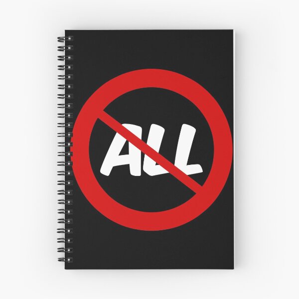 Item preview, Not All Sign designed and sold by RooGear.