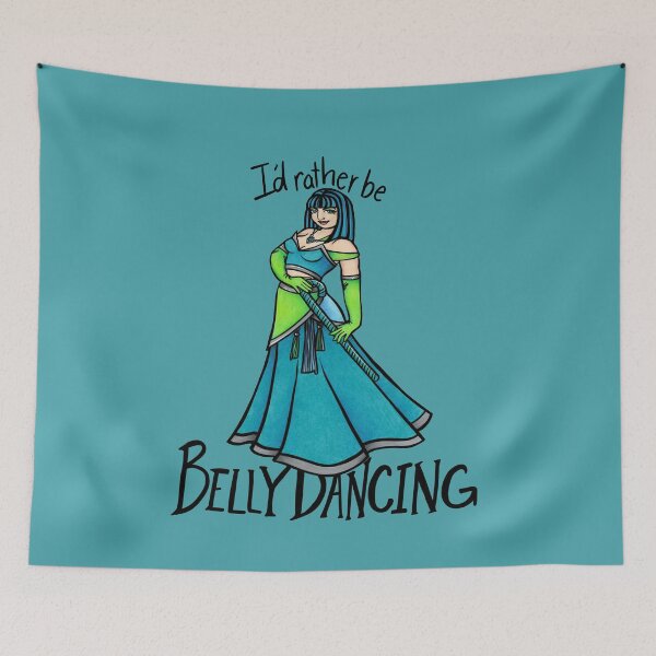 Item preview, I'd rather be belly dancing designed and sold by FrictionMaxxing.