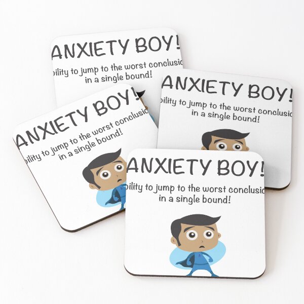 Item preview, Anxiety Boy! designed and sold by LaneSpinster.