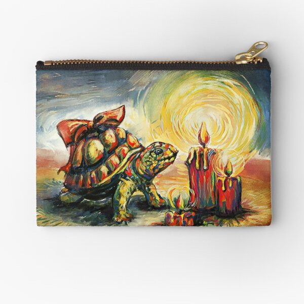 Birthday turtle Zipper Pouch