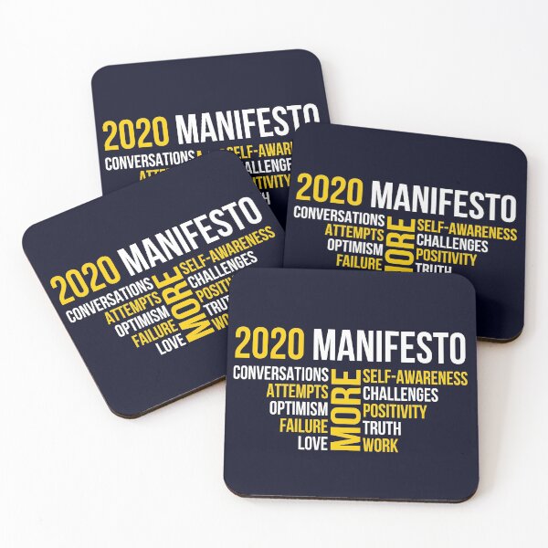 Item preview, 2020 Manifesto dark | Happy New Year 2020 designed and sold by Swapnil ..