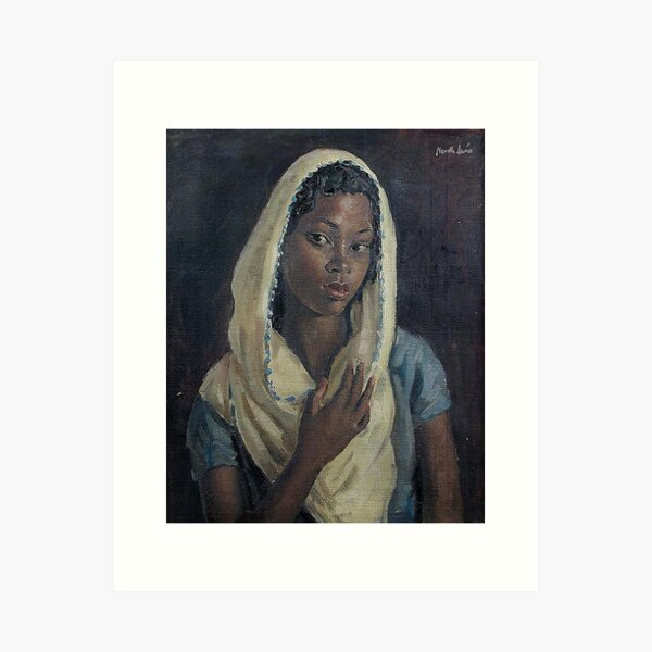 Nubian Girl - Alfred Neville Lewis Art Print