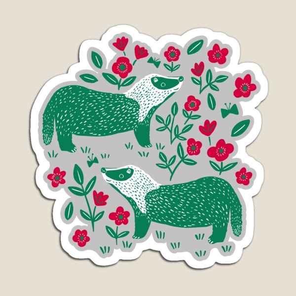 Item preview, Festive Badgers designed and sold by Jacqueline Hurd.