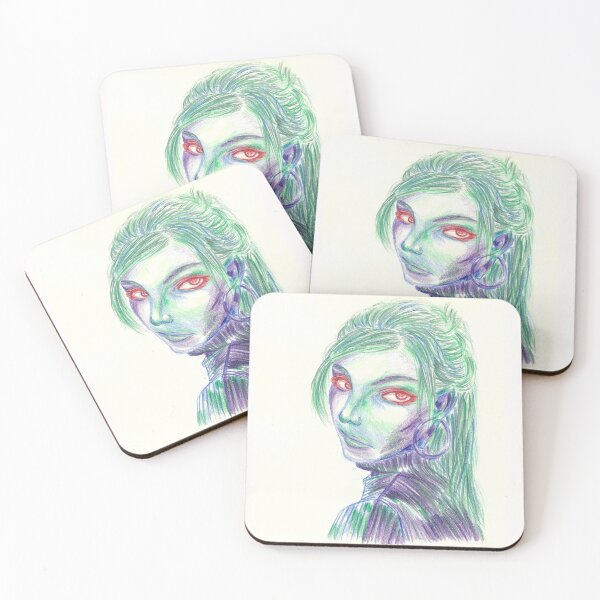 Item preview, Green Eyed Beauty designed and sold by Vicki Lau.