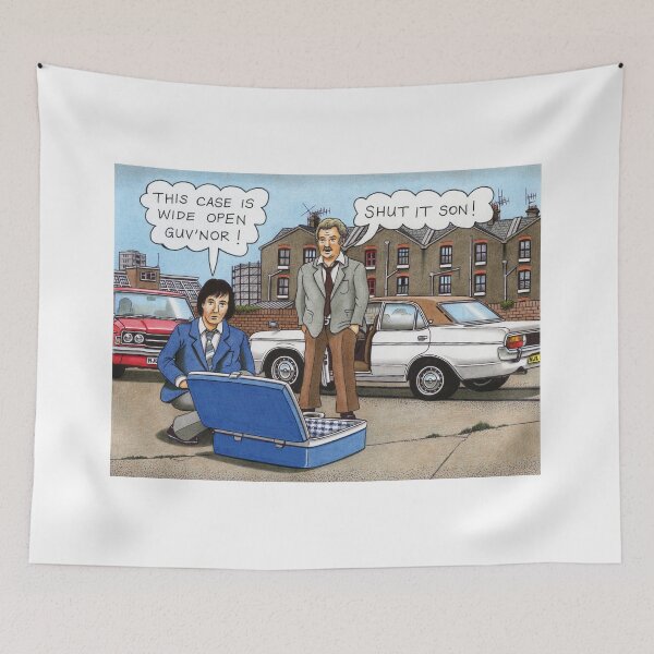 Item preview, The Sweeney-inspired 1970s retro cartoon designed and sold by Retroblast.
