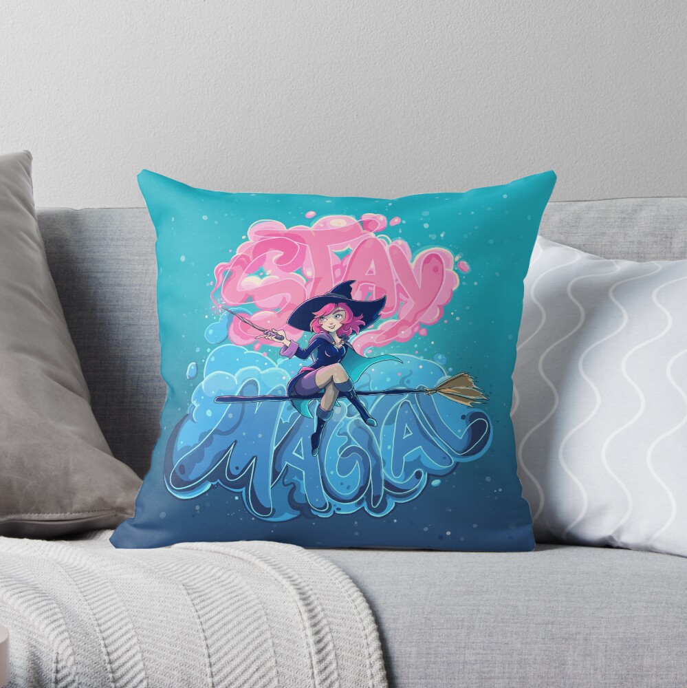 Stay Magical Throw Pillow