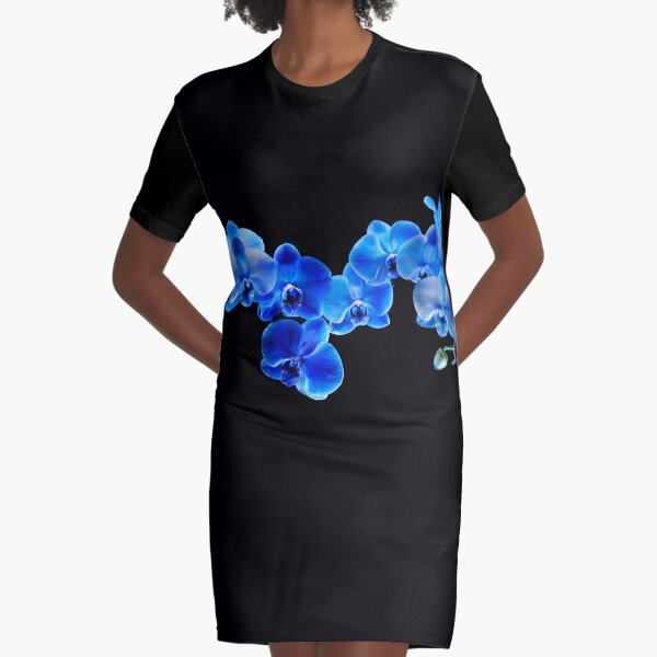Blue Orchid T-Shirt Kleid