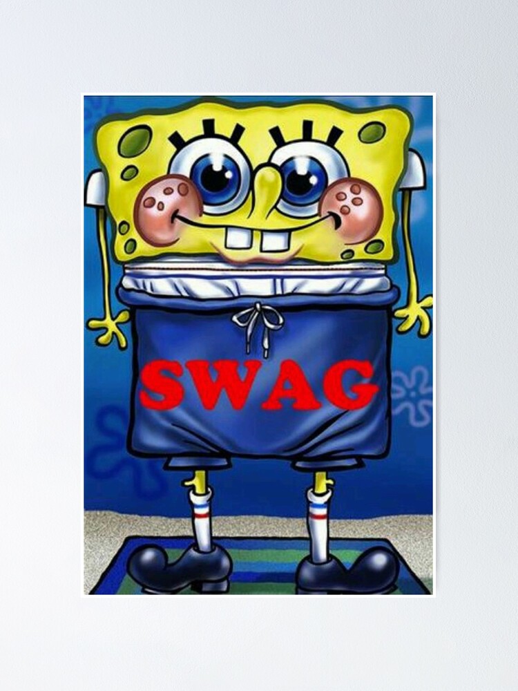 Swag Cartoon Poster By Frankcarreiro Redbubble