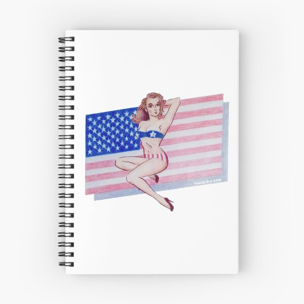 Item preview, AMERICAN GAL - Ink & ColoredPencil designed and sold by twerky07.