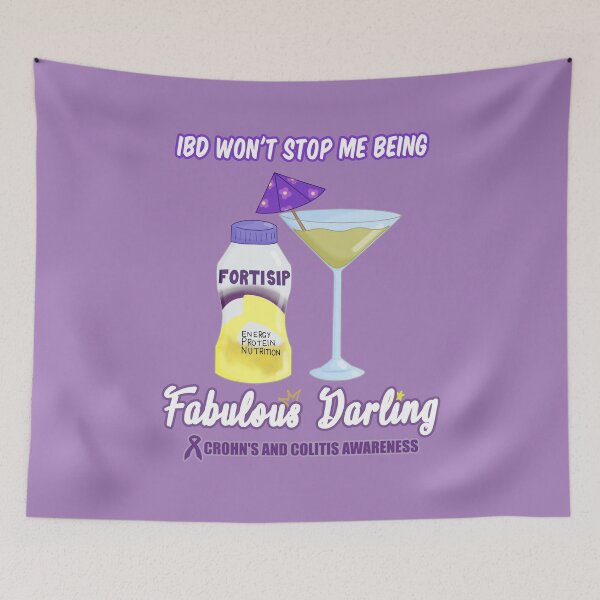Item preview, Fabulously Fortisipping - Crohn's and Colitis Awareness designed and sold by poo-tee.