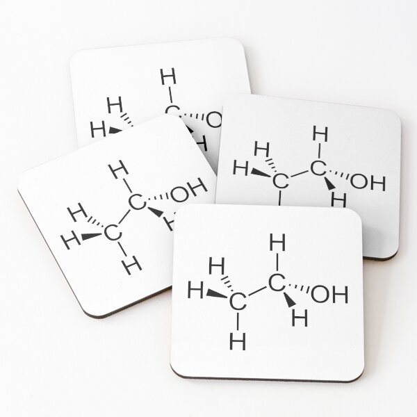Item preview, Alcohol Molecular Diagram - Ethanol designed and sold by webdango.