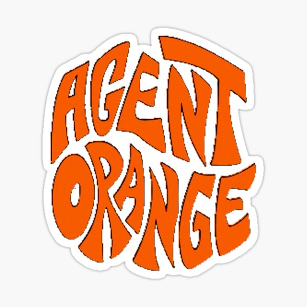 Agent Orange Sticker By Punkrockmetal Redbubble