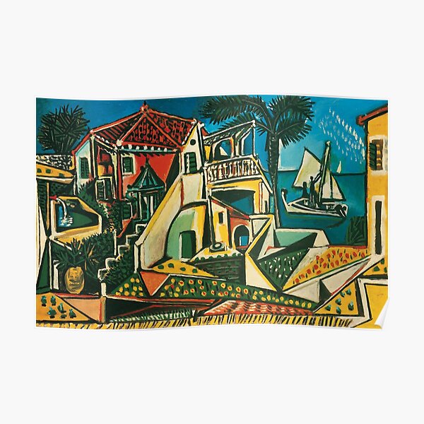 Pablo Picasso Mediterranean Landscape, 1953 Poster