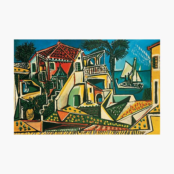 Pablo Picasso Mediterranean Landscape, 1953 Photographic Print