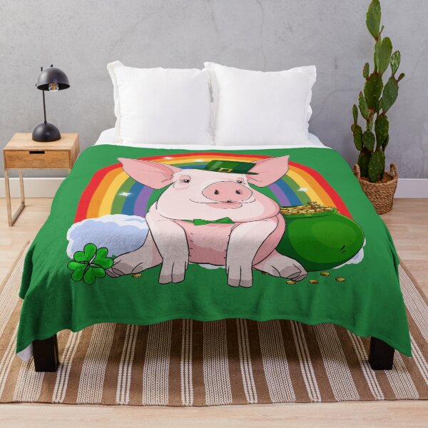 Item preview, St. Patricks Day Pig Leprechaun designed and sold by Nosek1ng.