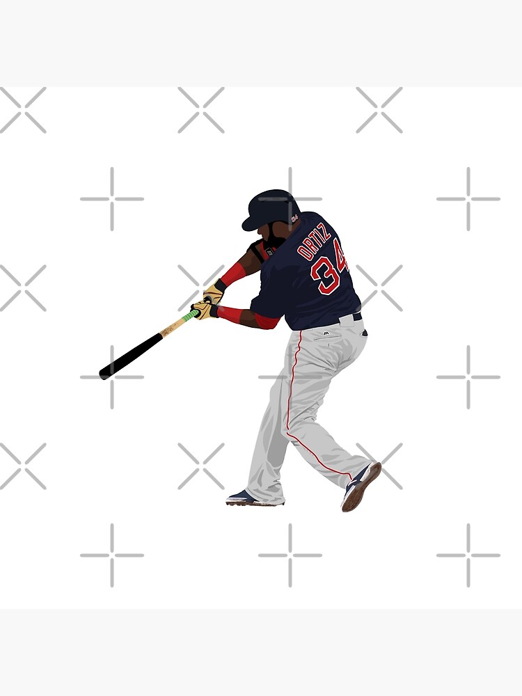 David Ortiz #34 Jersey Number Sticker for Sale by StickBall