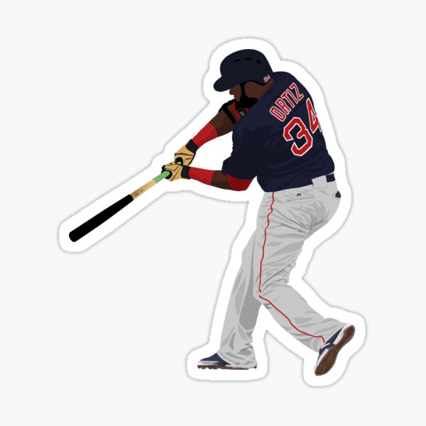 Ortiz the big papi - David Ortiz Baseball - Sticker