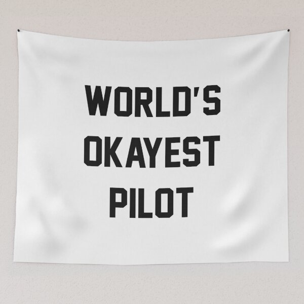 Item preview, World's OKayest pilot designed and sold by ApparelFactory.