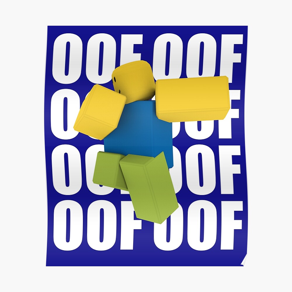 Roblox Oof Dabbing Dab Meme Funny Noob Gamer Gifts Idea Greeting Card By Smoothnoob Redbubble - 00f roblox