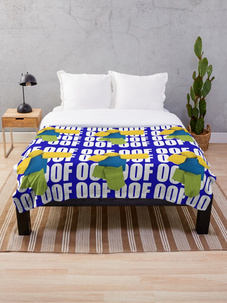 Roblox Oof Dabbing Dab Meme Funny Noob Gamer Gifts Idea Throw - roblox oof gaming noob duvet cover