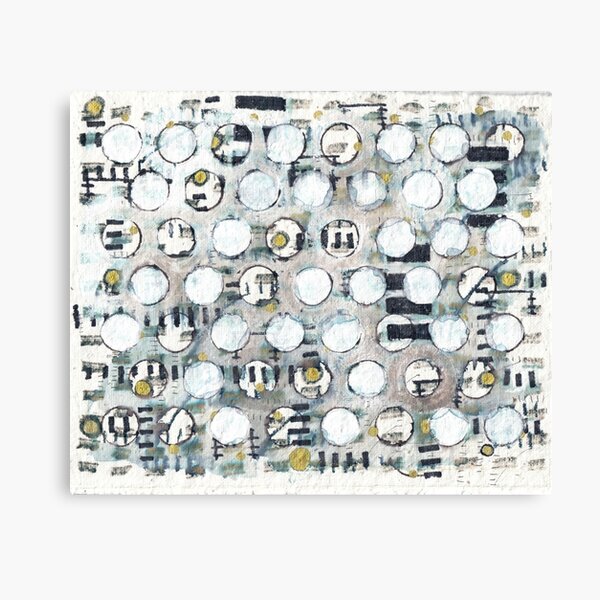 Glimmer : Abstract Canvas Print