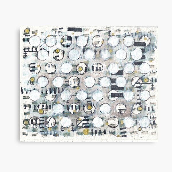 Glimmer : Abstract Metal Print