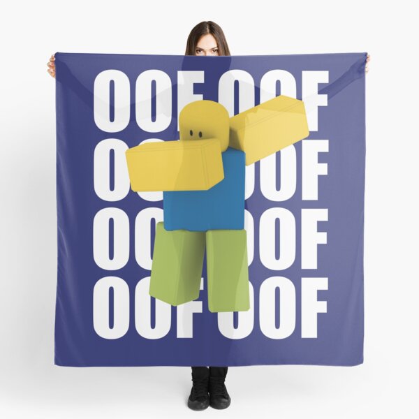 Roblox Oof Meme Funny Noob Head Gamer Gifts Idea Scarf By Smoothnoob Redbubble - roblox noob plushie