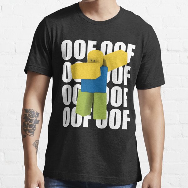 Roblox Oof Dancing Dabbing Noob Gifts For Gamers T Shirt By Smoothnoob Redbubble - pocket noob t shirt roblox