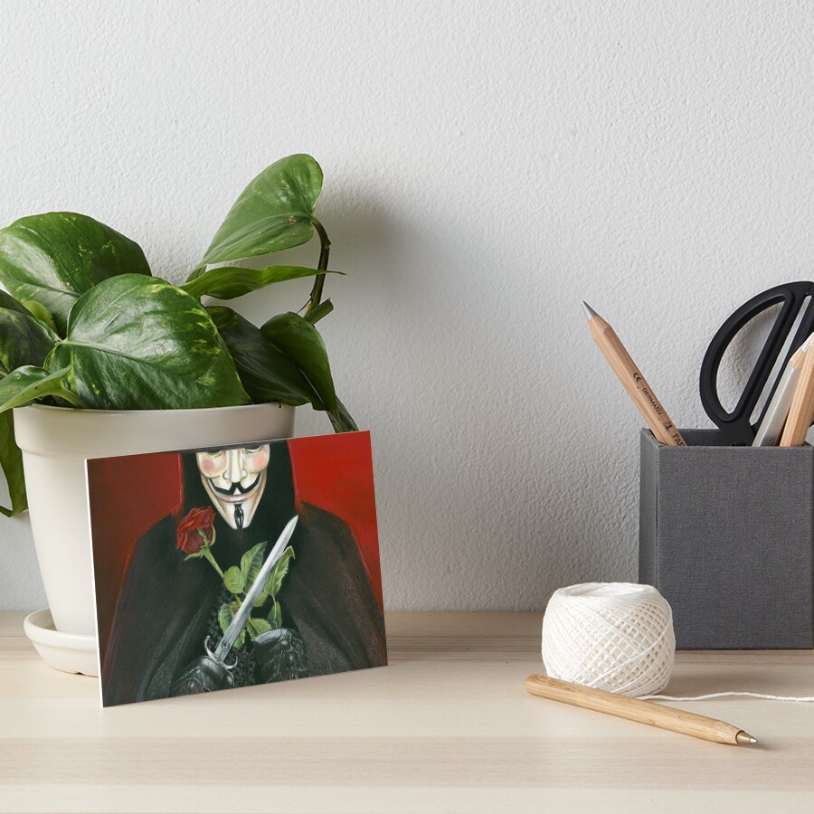 V Art Board Print